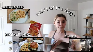 what I eat in a week living on my own