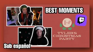 Tyler's Christmas party on Twitch BEST MOMENTS | December 8th| SUB ESPAÑOL