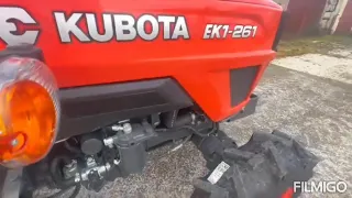 Kubota New EK1-261 Walkaround Video