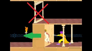 Prince of Persia (DOS, 1989) - Level 4 Mirrorless