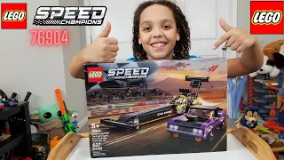 LEGO SPEED CHAMPIONS MOPAR DODGE//SRT TOP FUEL DRAGSTER AND 1970 DODGE CHALLENGER T/A 76904