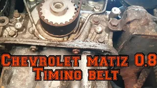 Chevrolet matiz 0.8 timing belt  replacement