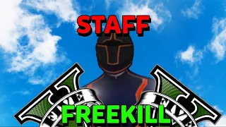 JE ME FAIS PASSER POUR UN STAFF SUR LE PIRE SERVEUR GTA RP + FREEKILL DE MASSE !