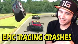 Summit reacts to EPIC iRacing Crashes Compilation (October 2020)