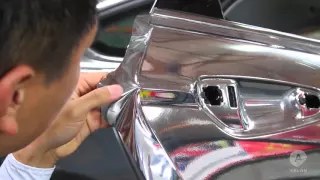 Arlon Chrome wrapping film,  Ultimate Premium Plus, Tutorial.