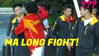 Ma Long and Qiu Yike fight on the roadside! (Funny)