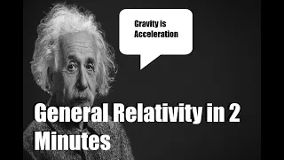 General Relativity in 2 Minutes