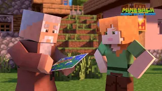 Battle for Survival: Zombies and Creepers | Ep -18 Minesaga | Steve Alex Minecraft Animation Video