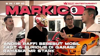 RAFFI & ANDRE PERAAANG! REBUTAN MOBIL DI GARASI RAHASIA MR STARK 100 M SUMBER GADING BROKER | PART 2