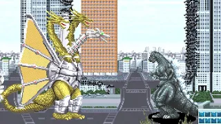 Godzilla (Arcade) Playthrough