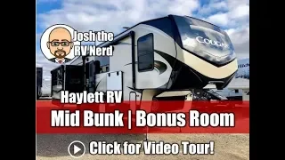 (Sold) UPDATED 2019 Cougar 368MBI Middle Bunk Bonus Room Fifth Wheel RV