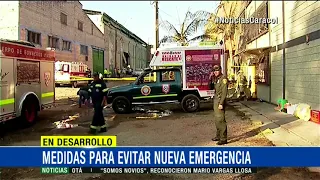 Con descargas de agua controlan emergencia tras incendio en Itagüí