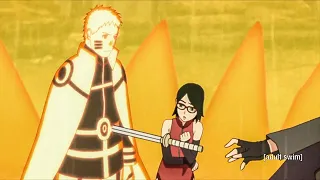 Naruto es Penetrado por la espada de Sasuke 😳- Sarada de Sorprende por su Poder