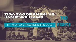 Ziga Zagoranski vs Jamie Williams | Sparring -63 kg | ITF World Championships 2023 Tampere, Finland