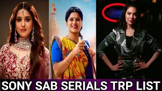 Sony Sab Week 52 Main TRP - Sony Sab Serials TRP List | Sab Tv Serials Ki Duniya