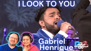 Gabriel Henrique | "I Look To You" (Live Orchestra Performance) | Couples Reaction!