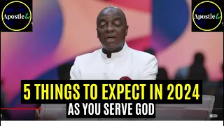 5 THINGS TO EXPECT AS YOU SERVE GOD IN 2024 - Oyedepo Messages