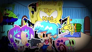 Fnf x pibby/ready or not/vs SpongeBob/fnf corruption/pibby concept/learning with pibby