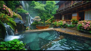 Tranquil Zen Garden Rainfall 🌿 Serene Rain Sounds and Piano Music for Inner Peace and Relaxation