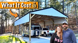 How MUCH To Build Our RV Pole Barn?   A Full Cost Breakdown 💰