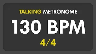 130 BPM - Talking Metronome (4/4)