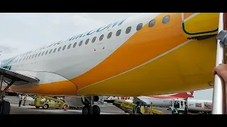 Boarding time by entering Cebu Pacific airbus/plane @ Kalibo International Airport, Aklan