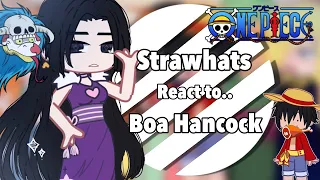 Strawhats React to Boa Hancock || One Piece