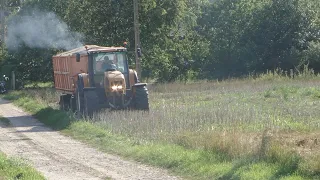 Ciężki Wyjazd z pola Renault ARES 816 vs 22tony