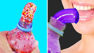 NUEVAS RECETAS de miel gelatinosa congelada en una botella de Tik Tok!