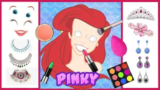 DISNEY PRINCESS ARIEL PLASTIC SURGERY MAKEUP BEAUTY