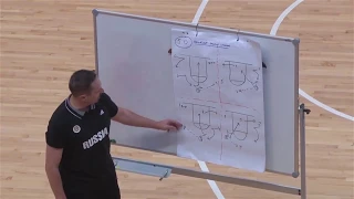 "Взаимодействие 2, 3, 4 и 5 игроков - техника и тактика игры в нападении" - Саша Груич!