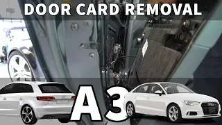 Door Panel Removal Audi A3 2012-2019