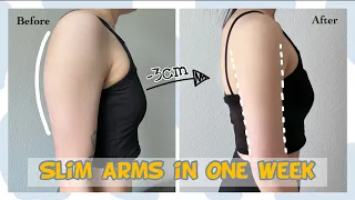 (sub)Get Rid of FLABBY ARMS in ONE WEEK at home//Result: -3cm