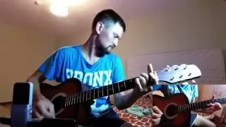 Баста Я почти погиб на гитаре cover