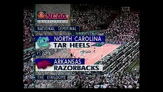 1995 Final 4 Men's semifinal: North Carolina vs Arkansas