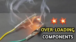 Exploding electronics components by Overvoltage |Age of science