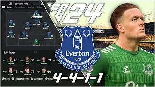 Recreatiing Sean Dyche's Everton 4-4-1-1 Tactics | EA FC 24