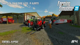 FS22| Making gras-silage with FENDT and KUHN!| The Old Stream Farm| #4