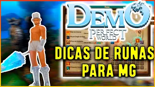 DICAS DE RUNA PARA MG  - PERFECT WORLD DEMO