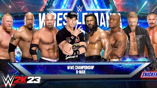 Dream Match of 8-Man Biggest Superstars in Elimination Match - WWE 2K23 PS5 [4K]