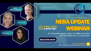 Aligned Council Of Australia - Nera Update Webinar
