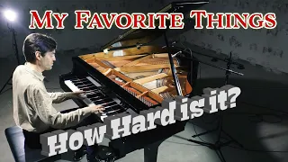 My Favorite Things - Insanely Difficult or not? Jazz Piano Cover with Sheet Music by Jacob Koller