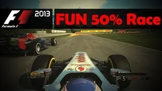 F1 2013 50% Hungary GP Random Race - Legend AI