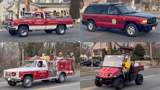 Major Response For a brush fire in National Park NJ