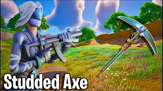 The Quietest Pickaxe in Fortnite! Studded Axe Review - Should You Buy It? - Fortnite 🏆