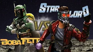 STAR LORD vs BOBA FETT (Stop Motion)