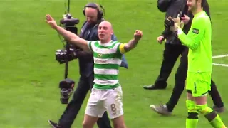 Celtic 4 - Rangers 0 - Scottish Cup Semi - Broony Doing the "Broony"- Brendan - 15.04.18