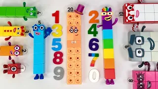 Numberblocks Teach Kids 1 to 100 Snap Cubes -The big explosion Play and Learn Set Build NUMBERBLOCKS