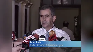 Fatos Beja deklaratë për shqyrtimin e dekreteve - (14 Korrik 2008)