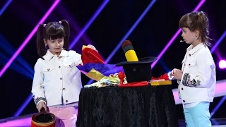 Mihai Morar, împreună cu fetițele sale, Mara și Cezara, au făcut spectacol de magie la Next Star!